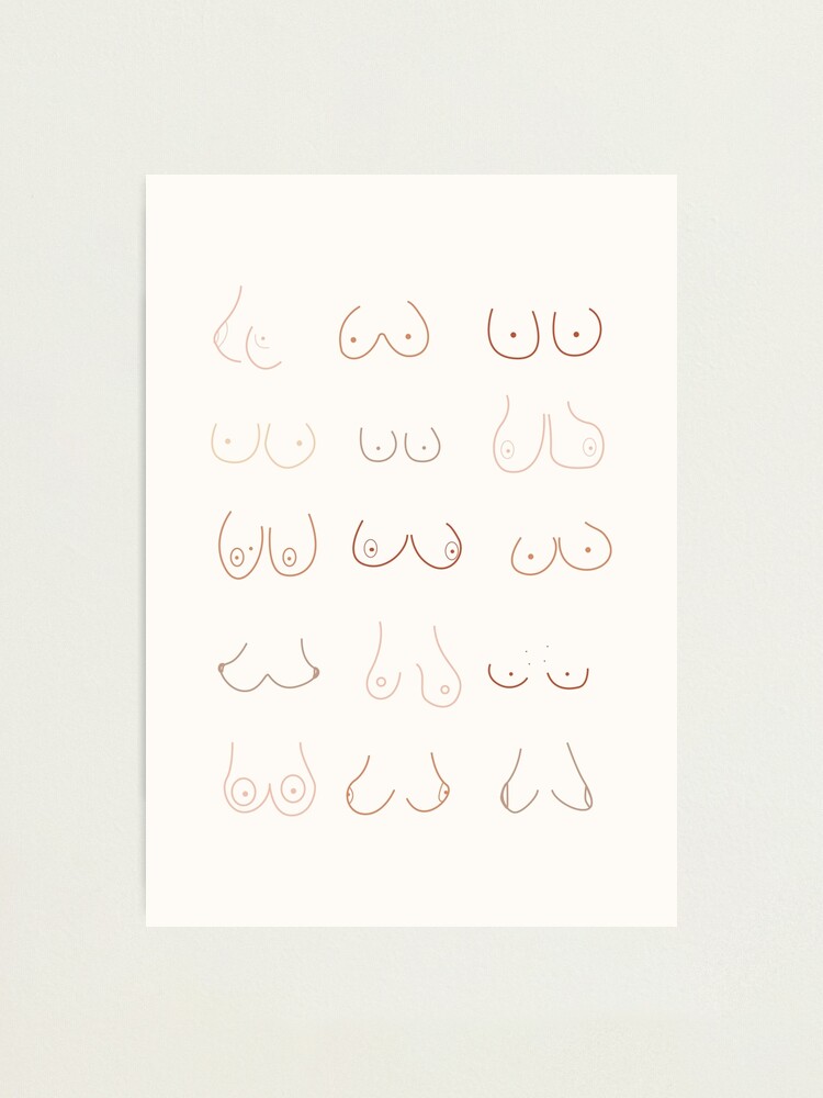 Boob art Photographic Print for Sale by Tinteria
