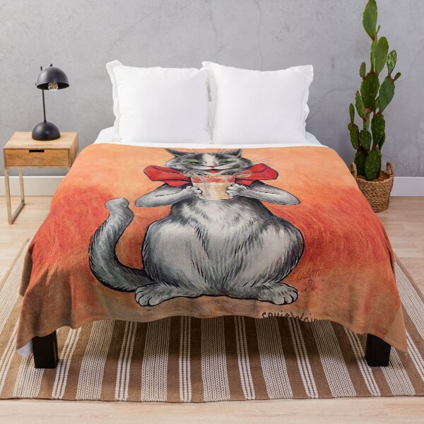 Item preview, Louis Wain Cats-Drinking Cat, Funny Cat designed and sold by DigitalEffects.