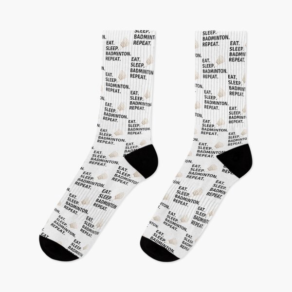 Item preview, Eat sleep badminton repeat  designed and sold by hillarymoore06.