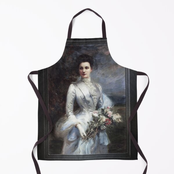 Item preview, Portrait de Louise Elizabeth Laure de Bonneval by Frédérique Vallet-Bisson Old Masters Classical Fine Art Reproduction designed and sold by Xzendor7 Digital Art Creations.
