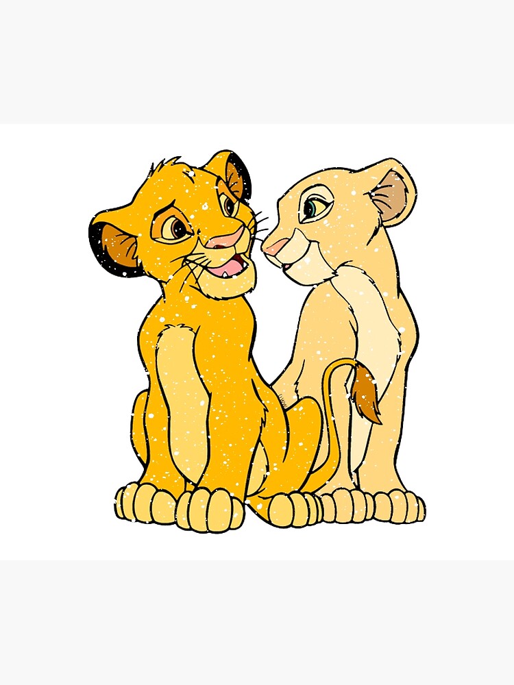 Lámina fotográfica «Nala y Simba El Rey León» de ceciliachris Redbubble