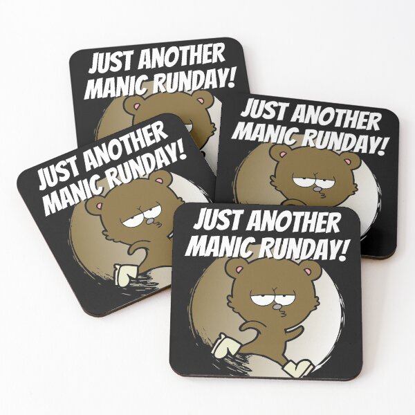 Item preview, Manic Runday Running Fitness Jogging Training designed and sold by Two Left Hands Design.