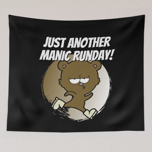 Item preview, Manic Runday Running Fitness Jogging Training designed and sold by Two Left Hands Design.