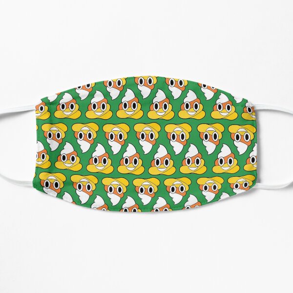 Green Candy Corn Moji Flache Maske