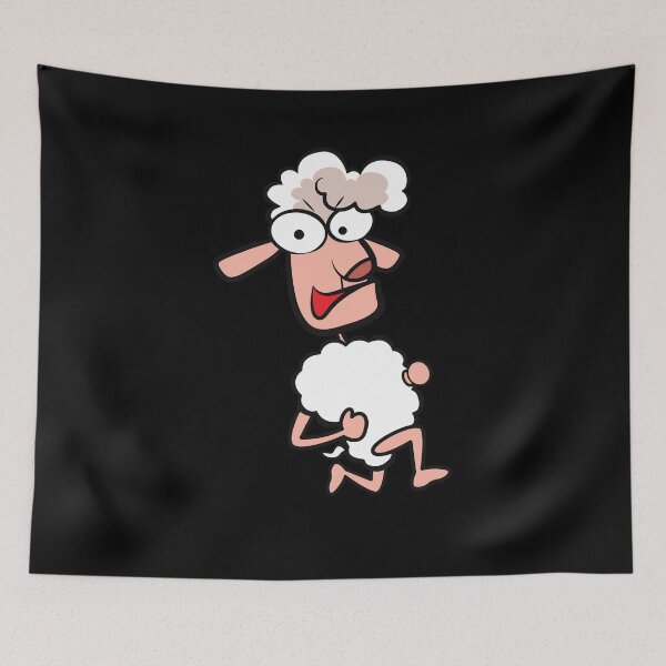 Item preview, Manic Runday Running Fitness Jogging Training Sheep designed and sold by Two Left Hands Design.