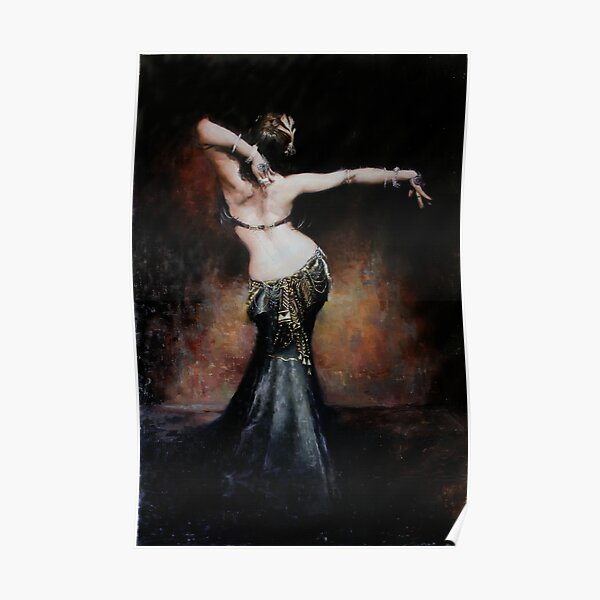 “El Duende” Belly Dancer Poster