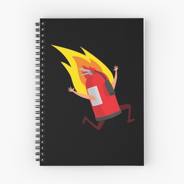 Item preview, Manic Runday Running Fitness Jogging Training, Fire Extinguisher designed and sold by Two Left Hands Design.