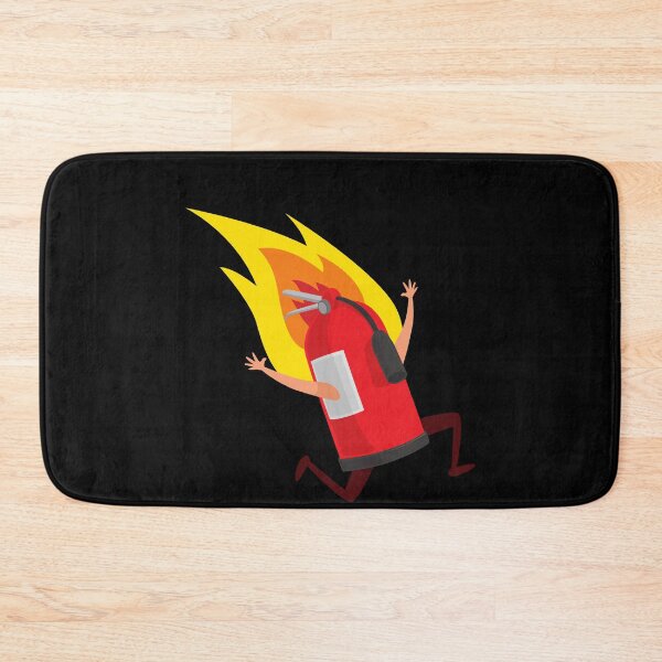 Item preview, Manic Runday Running Fitness Jogging Training, Fire Extinguisher designed and sold by Two Left Hands Design.