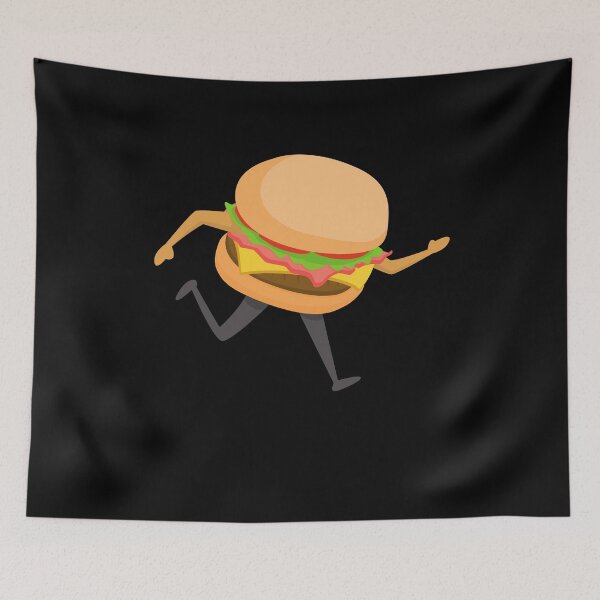 Item preview, Manic Runday Running Fitness Jogging Training, Burger designed and sold by Two Left Hands Design.