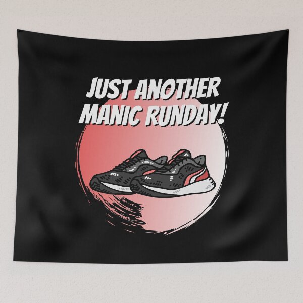 Item preview, Manic Runday Running Fitness Jogging Training designed and sold by Two Left Hands Design.