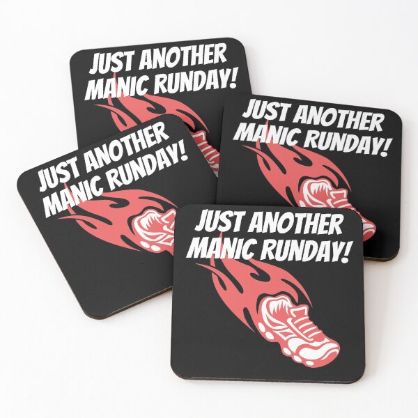 Item preview, Manic Runday Running Fitness Jogging Training designed and sold by Two Left Hands Design.