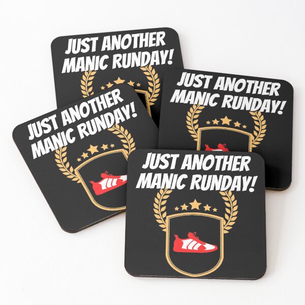Item preview, Manic Runday Running Fitness Jogging Training designed and sold by Two Left Hands Design.