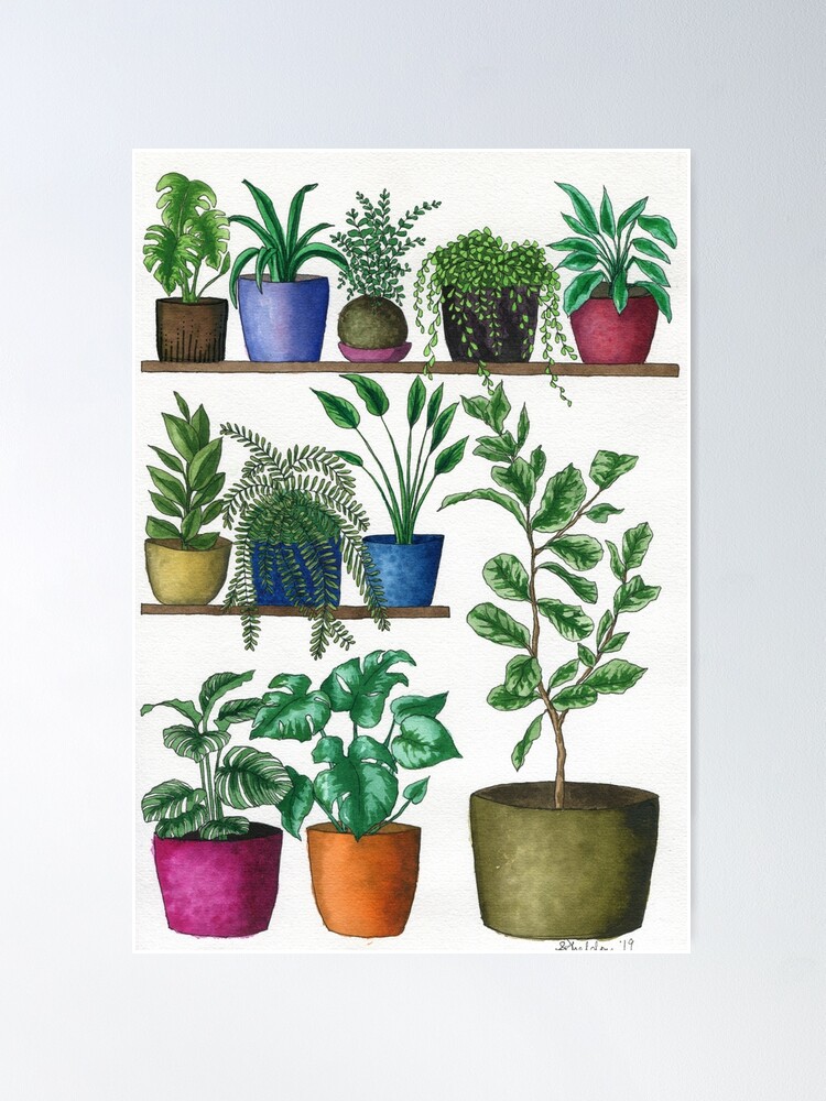 Alternate view of Dream Plant Selfie 1 - Fiddle Leaf Poster