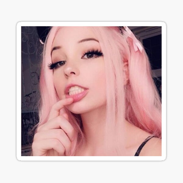 Belle Delphine Sticker by -SteveRogers.