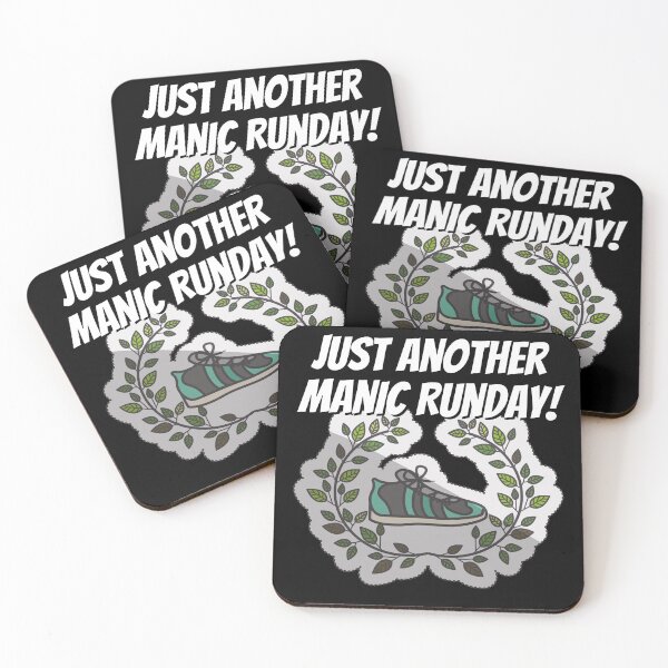 Item preview, Manic Runday Running Fitness Jogging Training designed and sold by Two Left Hands Design.