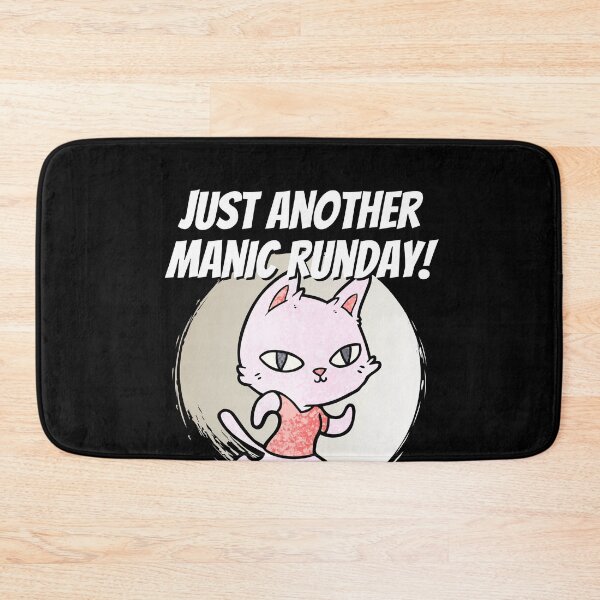 Item preview, Manic Runday Running Fitness Jogging Training, Cat designed and sold by Two Left Hands Design.