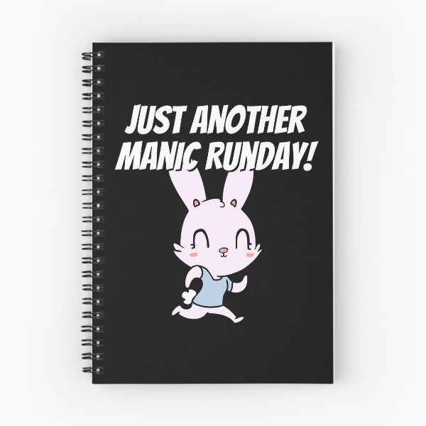 Item preview, Manic Runday Running Fitness Jogging Training Rabbit designed and sold by Two Left Hands Design.