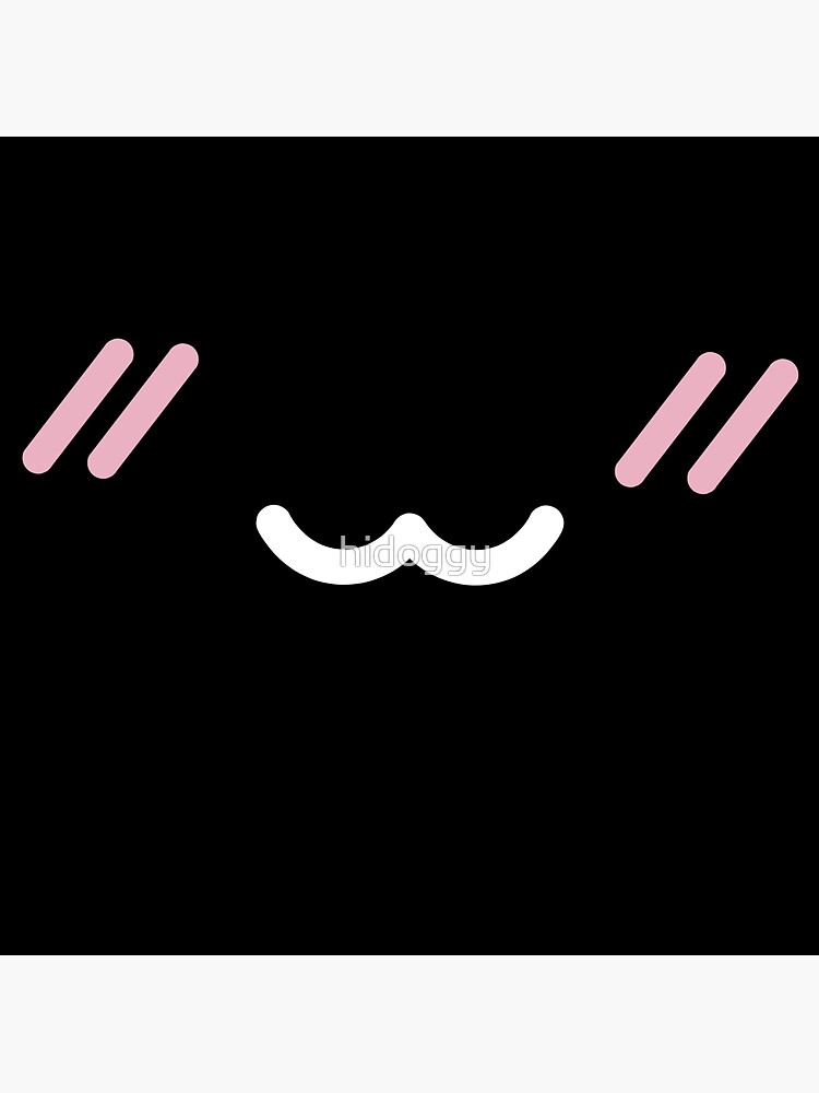 Mouth Mask Cat Anime Expression Kawaii Animal Happy Cute | Sticker