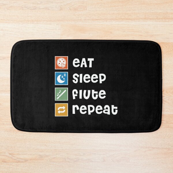 Item preview, Flute. Eat. Sleep. Repeat designed and sold by orlumbuspirate.