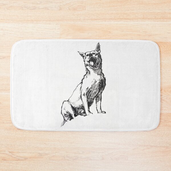 Item preview, Dingo - ink drawing designed and sold by Roz McQuillan Fine Art & Photography.