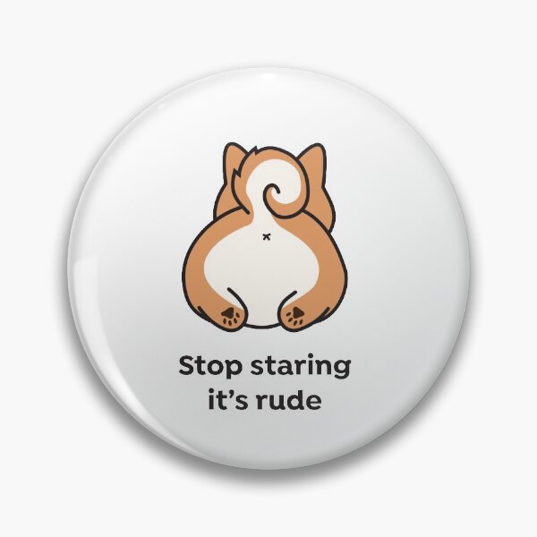 Item preview, Stop staring it's rude designed and sold by thedogewhispers.