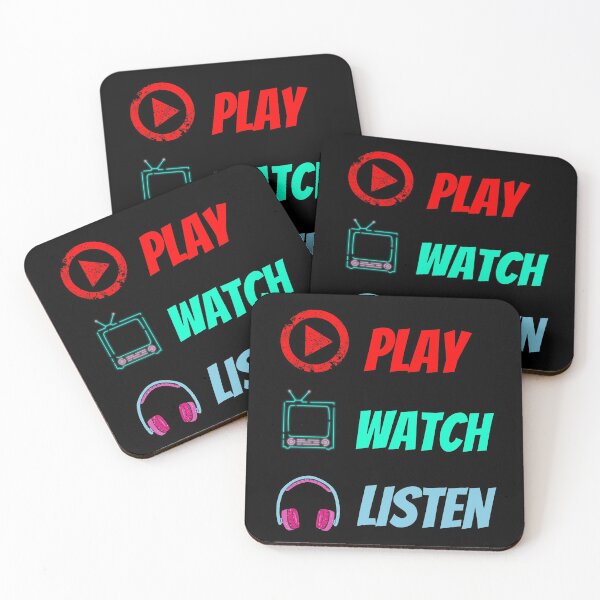 Item preview, Play Watch Listen designed and sold by Quadghouls.