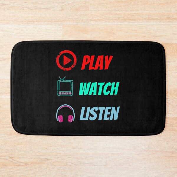 Item preview, Play Watch Listen designed and sold by Quadghouls.