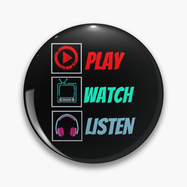 Item preview, Play Watch Listen designed and sold by Quadghouls.