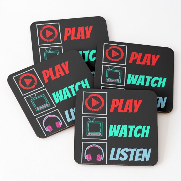 Item preview, Play Watch Listen designed and sold by Quadghouls.