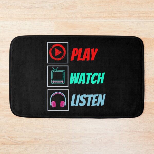 Item preview, Play Watch Listen designed and sold by Quadghouls.