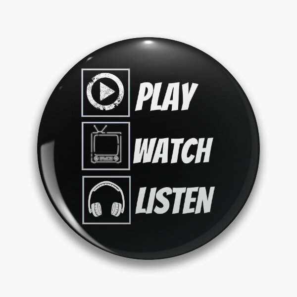 Item preview, Play Watch Listen designed and sold by Quadghouls.