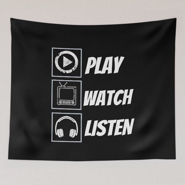 Item preview, Play Watch Listen designed and sold by Quadghouls.