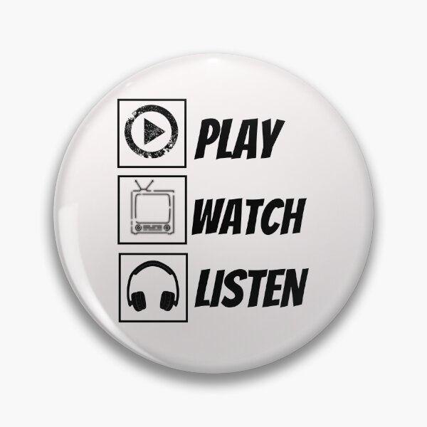Item preview, Play Watch Listen designed and sold by Quadghouls.