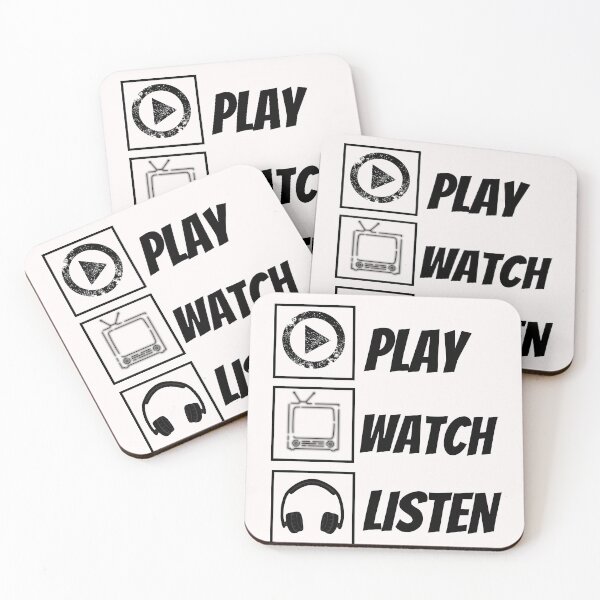 Item preview, Play Watch Listen designed and sold by Quadghouls.