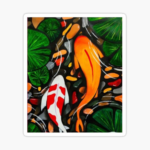 The Koi pond Sticker