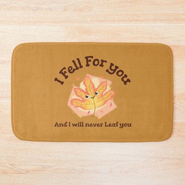 Item preview, Cute Autumn Leaf Pun designed and sold by dinobouldering.