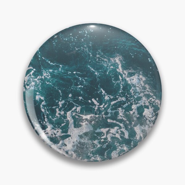 Item preview, Olas oceánicas azules designed and sold by Easterlily.