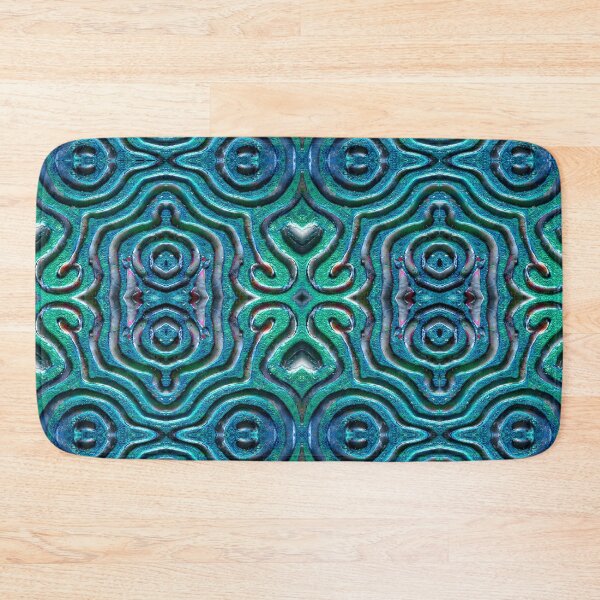 Item preview, Hearts Pattern - Textural 1 Var 3 in Blue designed and sold by Heatherian.