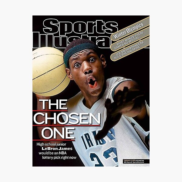the chosen one lebron, Photographic Print