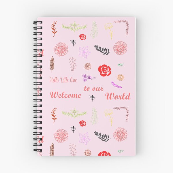 Item preview, Hello Little One Welcome to our World Stickers Mom Baby Girl Memory Box designed and sold by Hanlar.