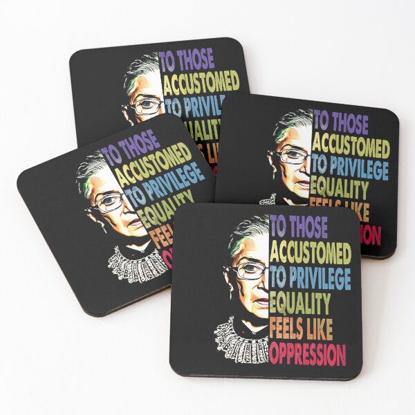 Item preview, Ruth Bader Ginsburg to those accustomed to privilege equality feels like oppression RBG shirt designed and sold by GuessDesigns.