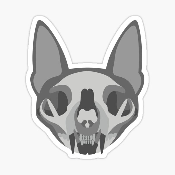 A Bone to Pick - Greyscale Sticker