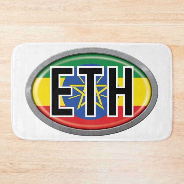 Item preview, Ethiopia International Vehicle Code Metal Plate designed and sold by travelwitheric.