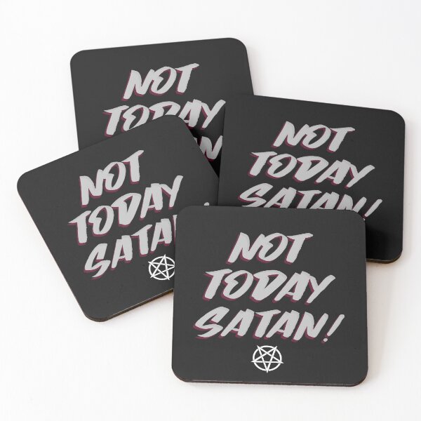 Item preview, Not Today Satan! designed and sold by CockTees.