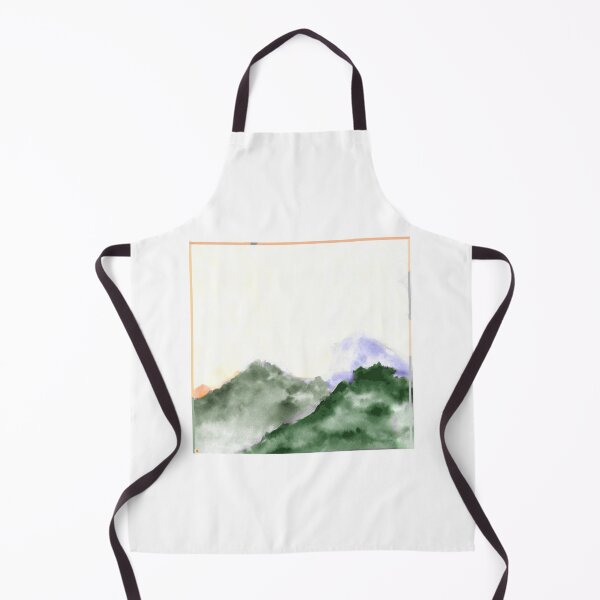 Item preview, Foggy Monsoon Forest Watercolor Landscape designed and sold by EightWinds.