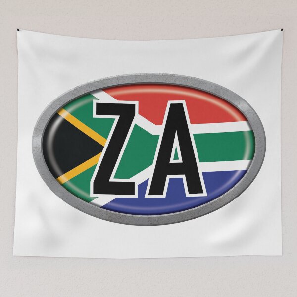 Artikelvorschau, South Africa International Vehicle Code Metallplatte entworfen und verkauft von travelwitheric.