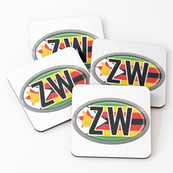 Item preview, Zimbabwe International Vehicle Code Metal Plate designed and sold by travelwitheric.