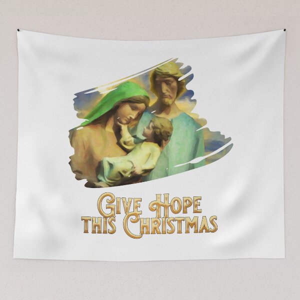 Item preview, Give Hope this Christmas (Oh Holy Night) designed and sold by Angela Bull.