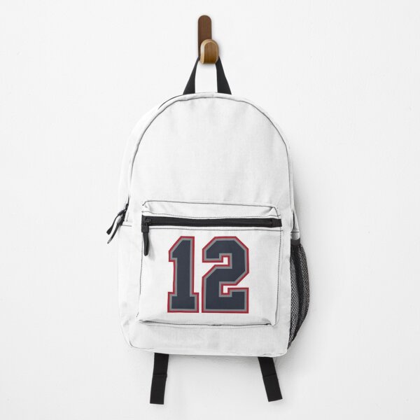 Item preview, 12 Navy Grey Red Sports Number Twelve designed and sold by HelloFromAja.