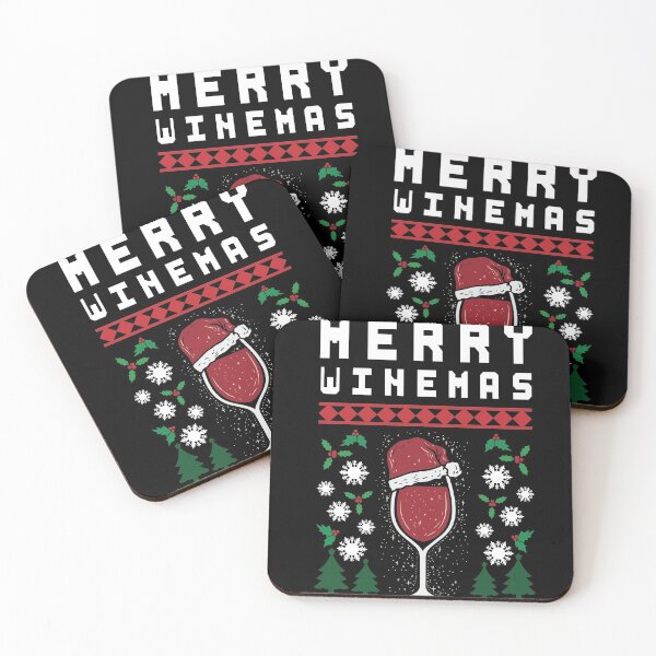 Item preview, Ugly Christmas Gift for a Wine Lover Merry Winemas Wine  designed and sold by Rzelemenz.